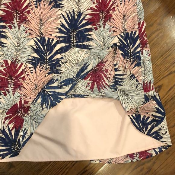 KARL LAGERFELD Paris Women’s MultiColor Flutter Sleeve Dress w. Ruffle Hem Sz 12 - Picture 11 of 13